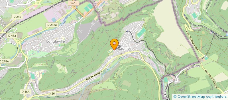 localisation de l'entreprise LAS CHICAS  LONGLAVILLE