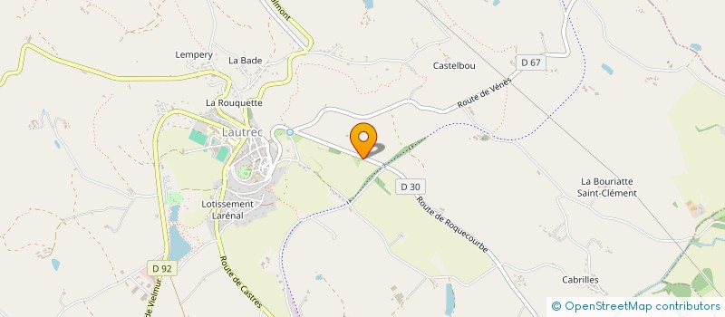 localisation de l'entreprise LAS CHISPAS  LAUTREC