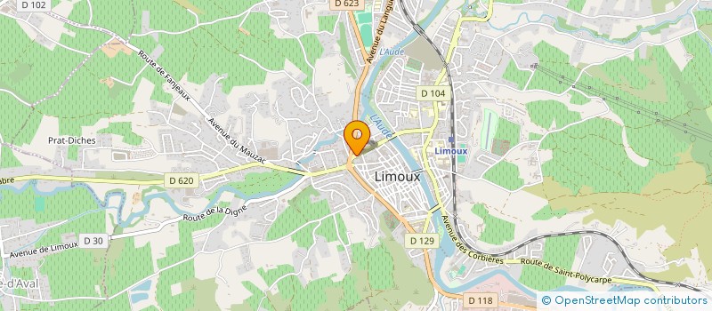 localisation de l'entreprise LAS CHULAS DE LIMOUX à LIMOUX