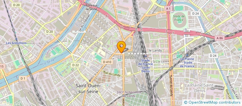 localisation de l'entreprise LAS CONCEPT LABEL  SAINT-DENIS