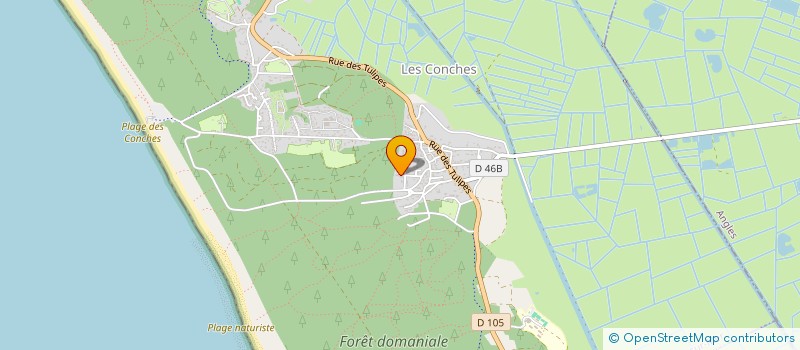 localisation de l'entreprise LAS CONCHAS  LONGEVILLE-SUR-MER