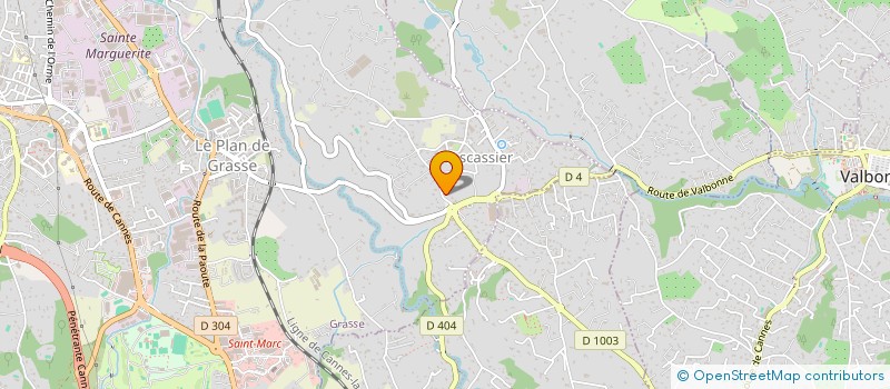 localisation de l'entreprise LAS COUMEILLES à GRASSE
