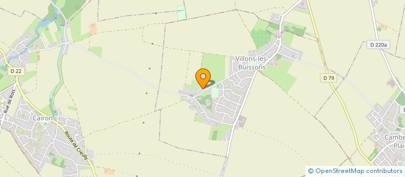 localisation de l'entreprise LAS COUREJOGUOS  VILLONS-LES-BUISSONS