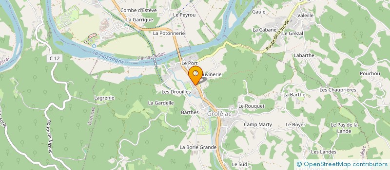 localisation de l'entreprise LAS CUEVAS  GROLEJAC