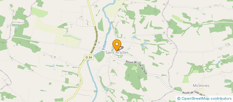 localisation de l'entreprise LAS DOS HERMANAS  ORDAN-LARROQUE