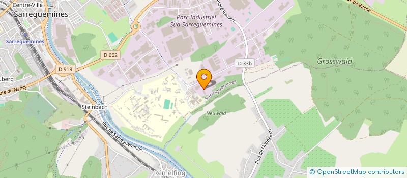 localisation de l'entreprise LAS ESPACES VERTS SARL  SARREGUEMINES