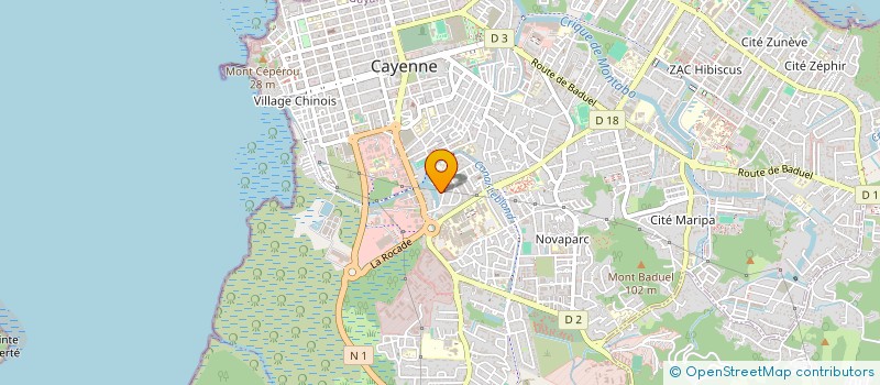 localisation de l'entreprise LAS ESTRELLAS  CAYENNE