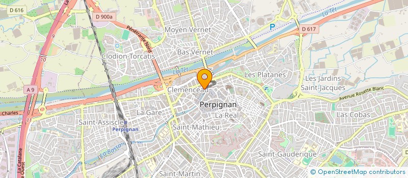 localisation de l'entreprise LAS FIGUERETTES  PERPIGNAN