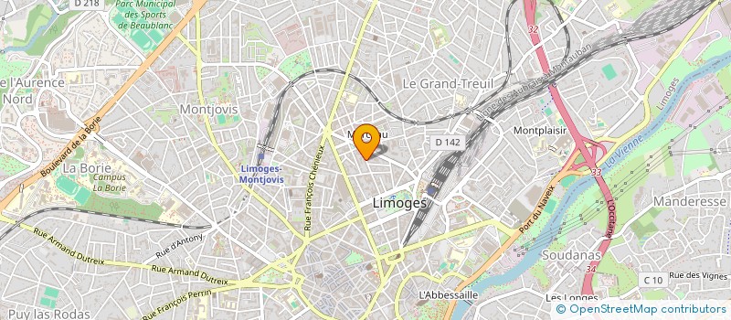 localisation de l'entreprise LAS GOLONDRINAS à LIMOGES
