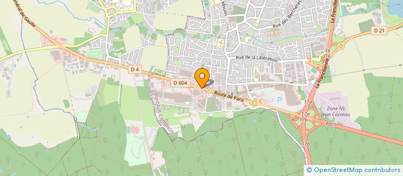 localisation de l'entreprise LAS MANSIONS  PONTAULT-COMBAULT