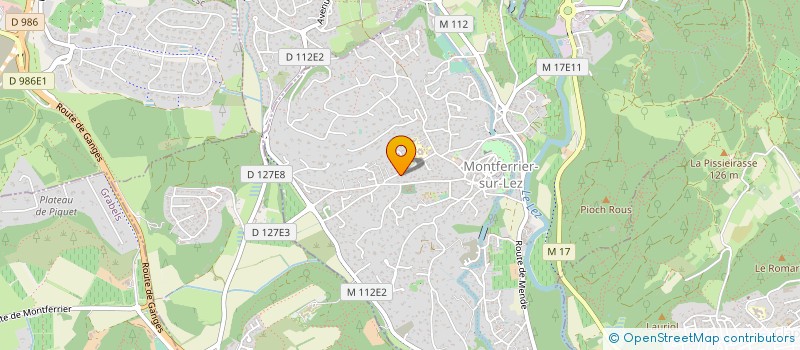 localisation de l'entreprise LAS MOULENS GFA  MONTFERRIER-SUR-LEZ