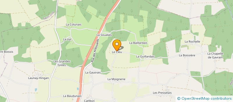 localisation de l'entreprise LAS OLAS  RENAC