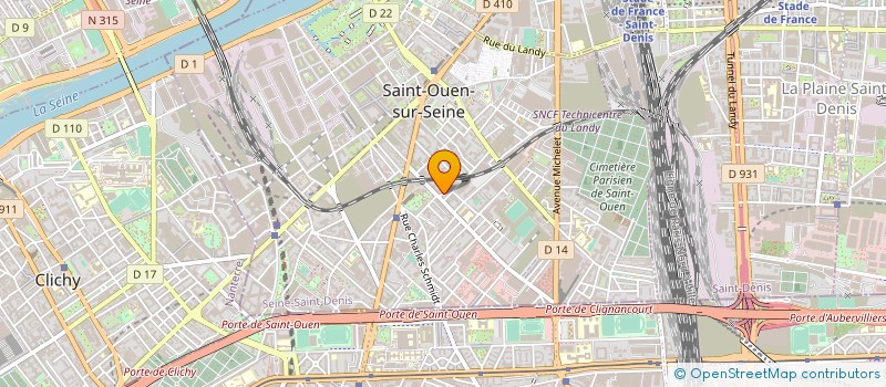 localisation de l'entreprise LAS PALMAS à SAINT-OUEN-SUR-SEINE