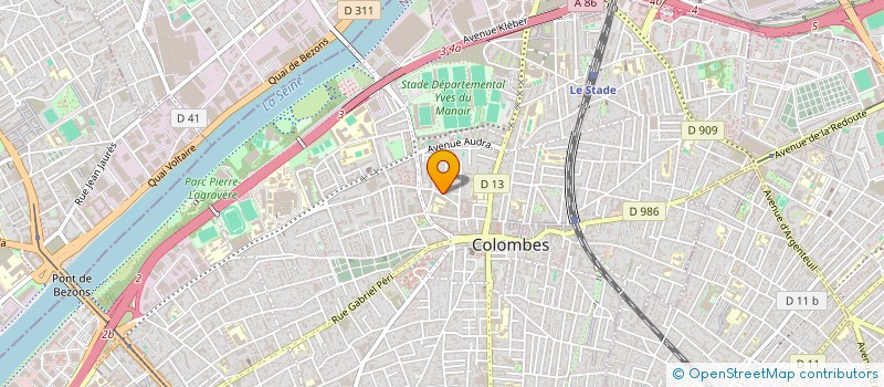 localisation de l'entreprise LAS PALMERAS à COLOMBES
