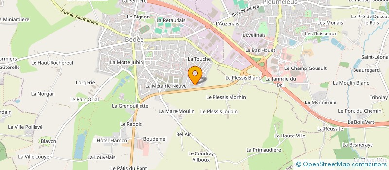 localisation de l'entreprise LAS PALMERAS  BEDEE