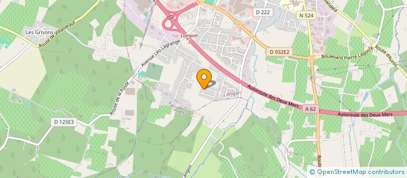 localisation de l'entreprise LAS PLANAS DU THELLE à LANGON