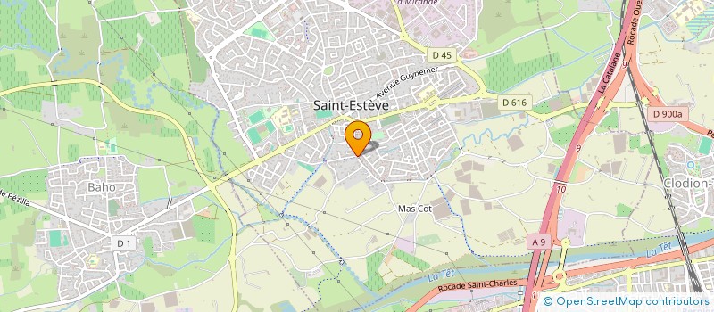 localisation de l'entreprise LAS PLANES  SAINT-ESTEVE