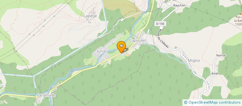 localisation de l'entreprise LAS PLANES ENERGIES à CAPOULET-ET-JUNAC