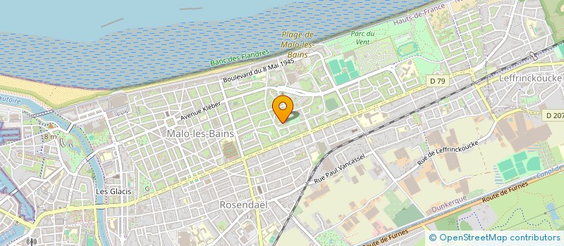 localisation de l'entreprise LAS PRO MERIDIEN à DUNKERQUE