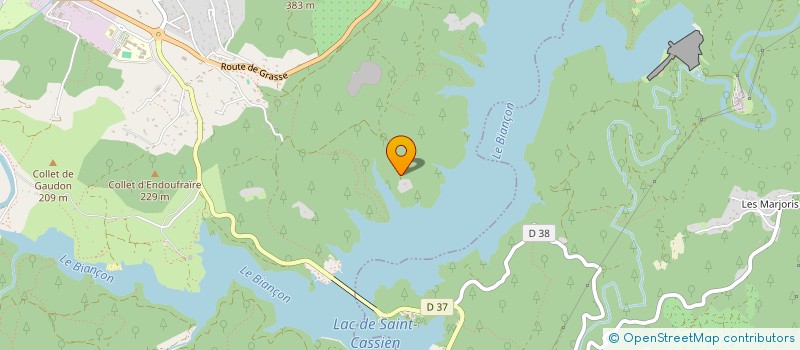 localisation de l'entreprise LAS ROSAS  MONTAUROUX