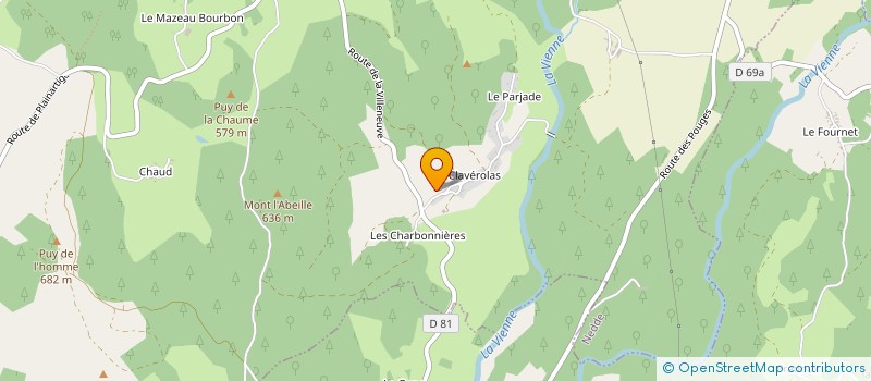 localisation de l'entreprise LAS ROUSSILLAS  NEDDE