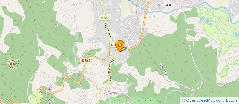 localisation de l'entreprise LAS'SYNERGIES  FAYENCE