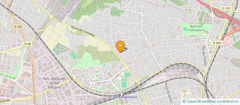 localisation de l'entreprise LAS TAXI  ARGENTEUIL