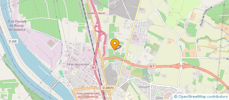 localisation de l'entreprise LAS TIMOUNERES  BOURG LES VALENCE