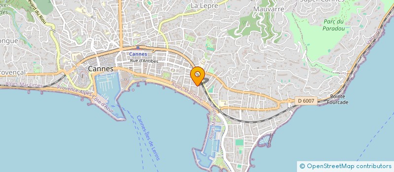 localisation de l'entreprise LAS VEGAS à CANNES