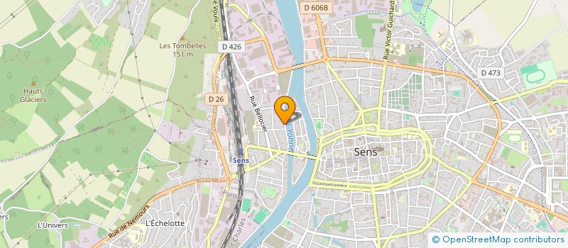 localisation de l'entreprise LAS VEGAS  SENS