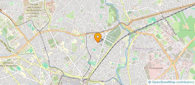 localisation de l'entreprise LASA à MONTPELLIER