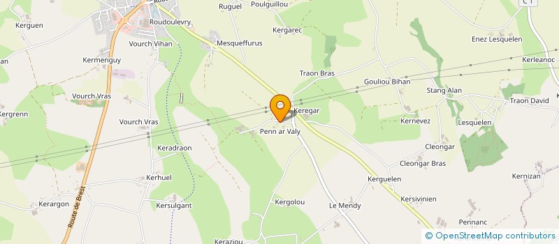 localisation de l'entreprise LASA  PLABENNEC