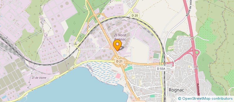 localisation de l'entreprise LASA  ROGNAC