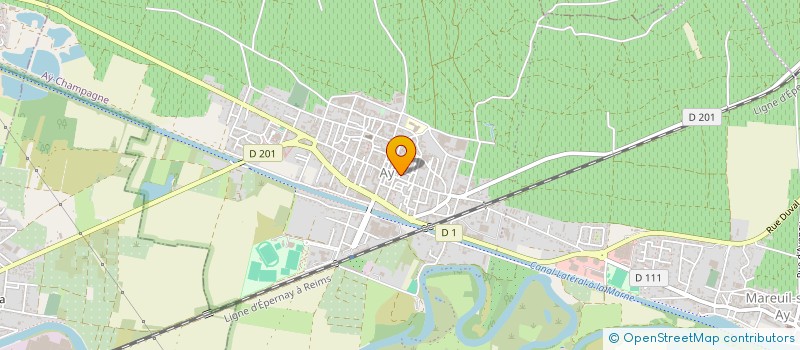 localisation de l'entreprise LASACARA  AY-CHAMPAGNE