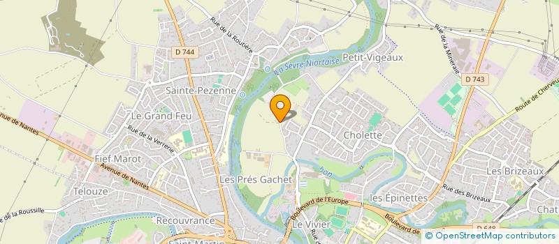 localisation de l'entreprise LASADOSAL  NIORT