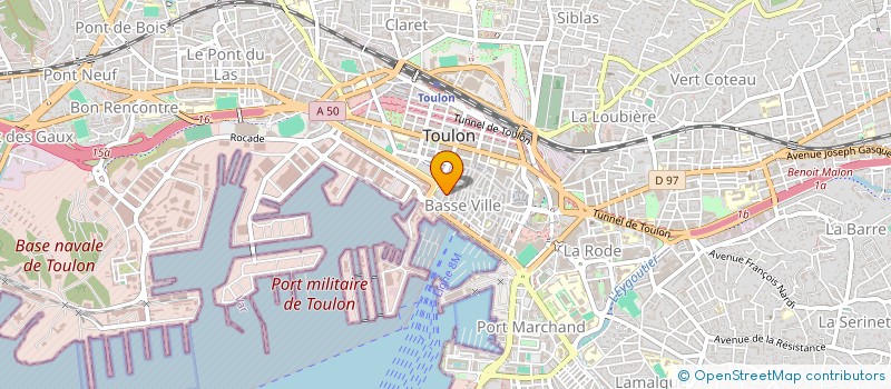 localisation de l'entreprise LASAGNE FACTORY  TOULON