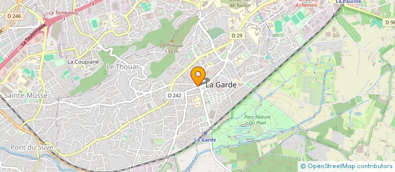 localisation de l'entreprise LASAGNERIE DU MONDE  LA GARDE