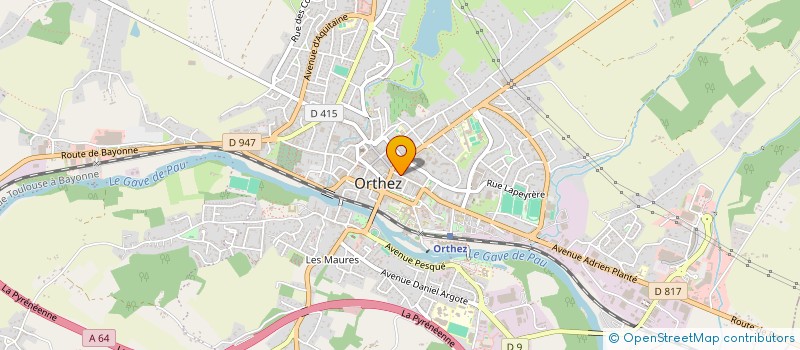 localisation de l'entreprise LASALA  ORTHEZ