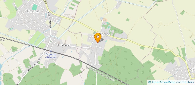 localisation de l'entreprise LASARO à ORGERUS