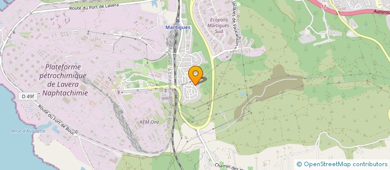 localisation de l'entreprise LASBATS JEAN ET BY PIERRE  MARTIGUES