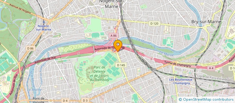 localisation de l'entreprise LASBROS SENCE  CHAMPIGNY-SUR-MARNE