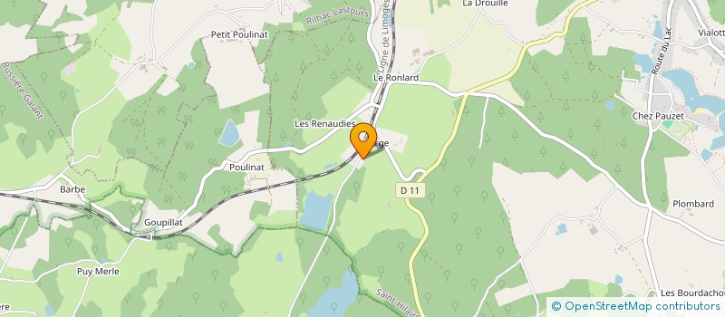 localisation de l'entreprise LASC à SAINT-HILAIRE-LES-PLACES