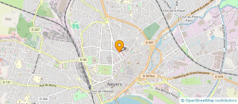 localisation de l'entreprise LASCA à NEVERS