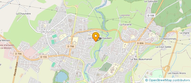 localisation de l'entreprise LASCA  FOUGERES