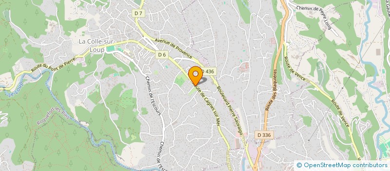 localisation de l'entreprise LASCARCELEN  LA COLLE-SUR-LOUP