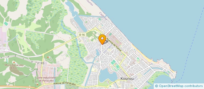localisation de l'entreprise LASCAUX & ASSOCIES à KOUROU