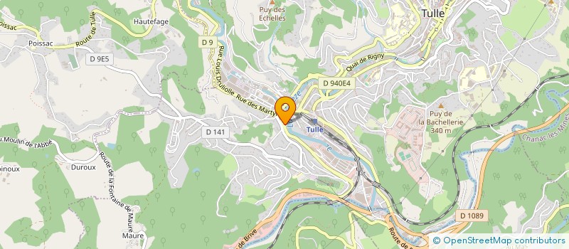 localisation de l'entreprise LASCAUX IMMO  TULLE