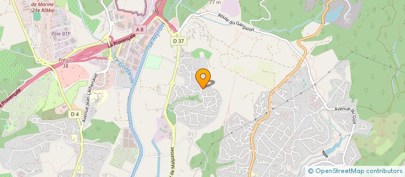 localisation de l'entreprise LASCIATEMI à ROQUEBRUNE-SUR-ARGENS