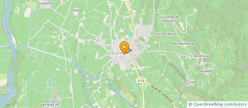 localisation de l'entreprise LASCOLS  VACQUEYRAS