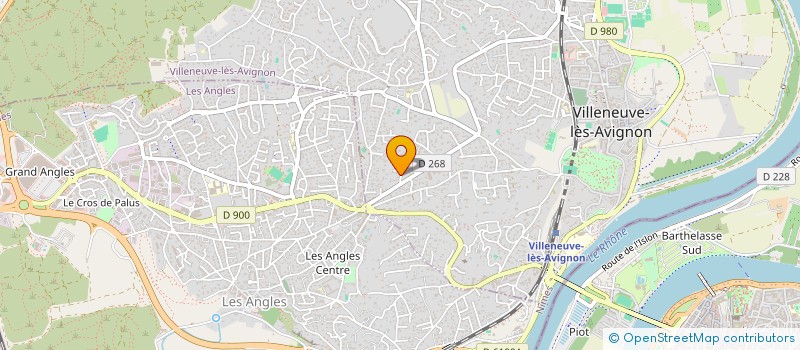 localisation de l'entreprise LASCOMBES/PELLEGRINI  VILLENEUVE-LES-AVIGNON